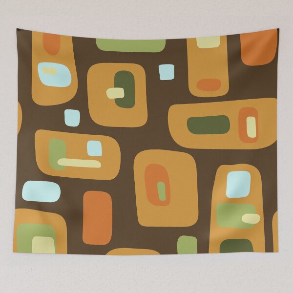 Item preview, Rando Squares - brown designed and sold by jehb.creative.