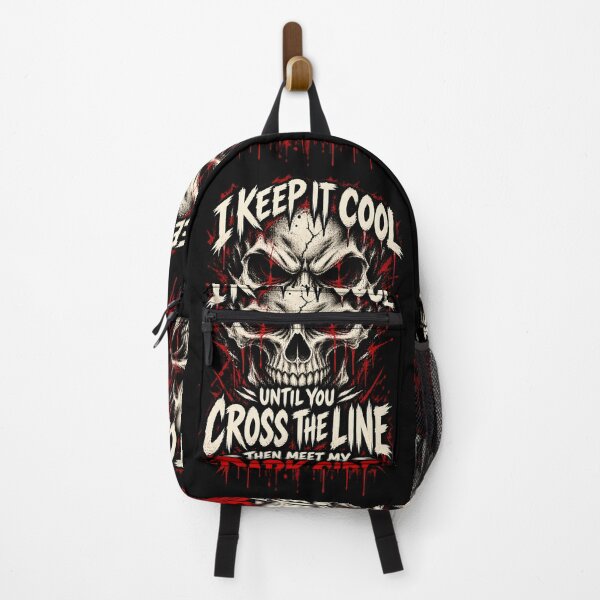 Item preview, Keep It Cool Until You Cross the Line – Dark Side Skull designed and sold by mostanesta.