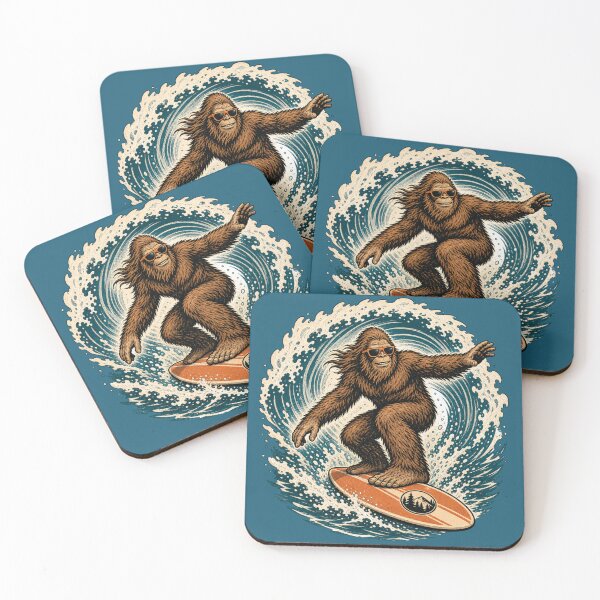 Item preview, Bigfoot Surfing designed and sold by cbfineart.