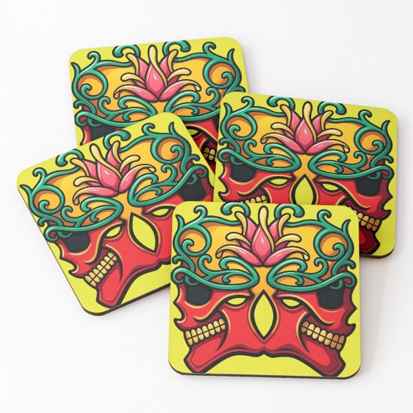 Item preview, Lotus and Skulls designed and sold by April Long Designs.