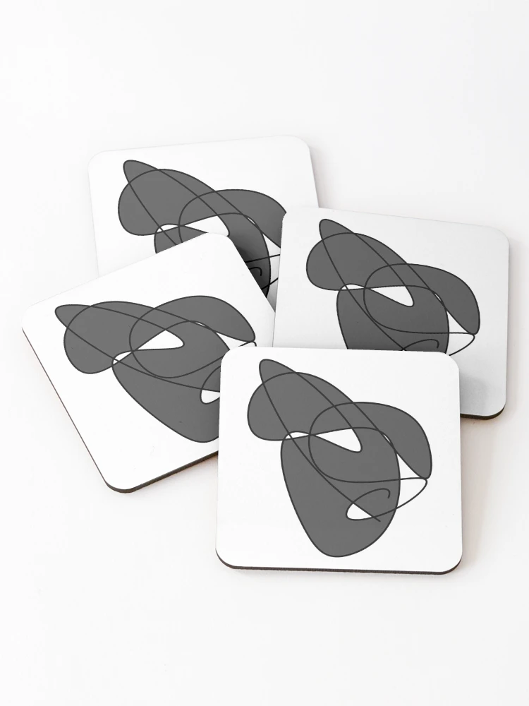 Thumbnail 1 of 5, Coasters (Set of 4), Wow designed and sold by Designhand.