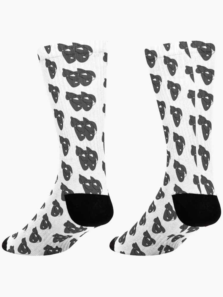 Thumbnail 4 of 5, Socks, Wow designed and sold by Designhand.