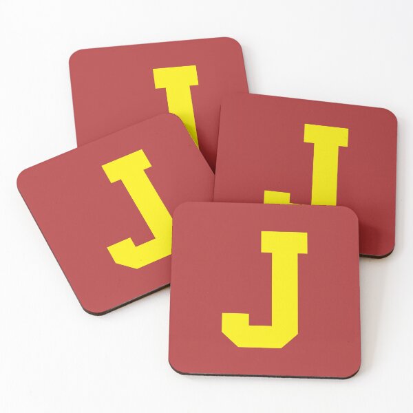 Item preview, Yellow Varsity Letter J Monogram designed and sold by Designart68.