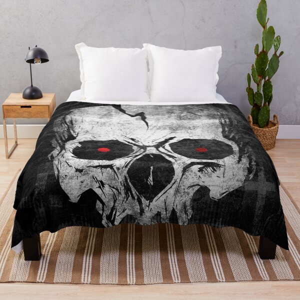 Item preview, Red Eyed Skull Distressed Grunge Horror Graphic Death designed and sold by Ghoul Enterprises.