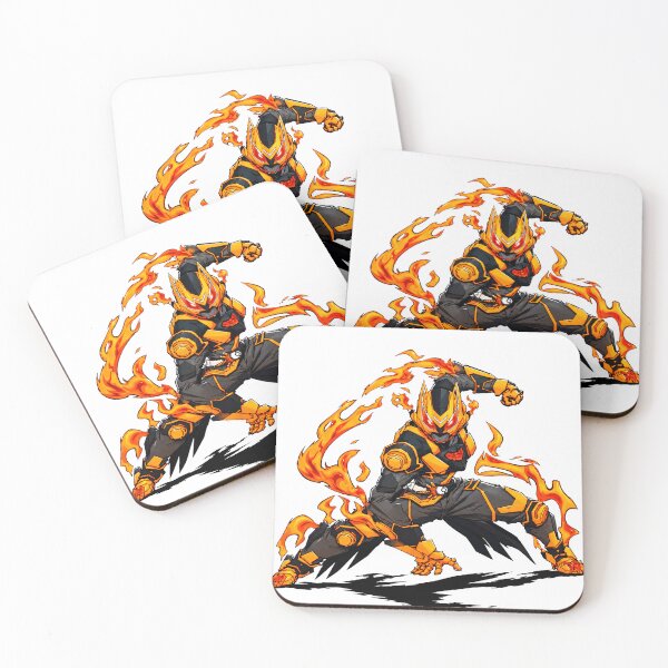 Item preview, Futuristic Fire Ninja Cyberpunk Mecha Art designed and sold by Munib302.