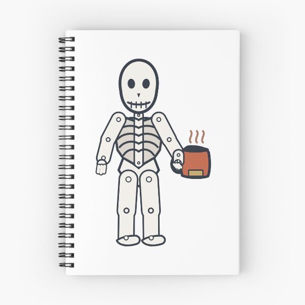 Item preview, Skeleton Drinking Coffee Late At Night designed and sold by okalharbi.
