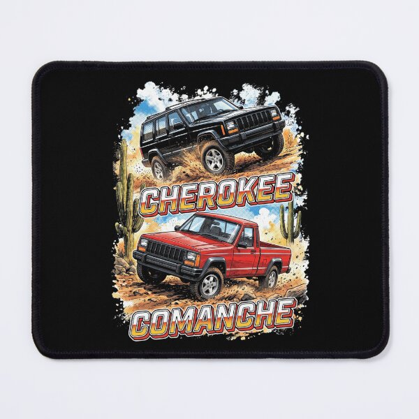 Item preview, Cherokee XJ and Comanche MJ T-Shirt Unisex designed and sold by Off-Road-Zone.