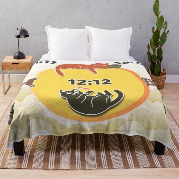 Item preview, Cute Cat Angel Numbers 12:12 Graphic - Cozy Cottagecore Art designed and sold by micarmy.
