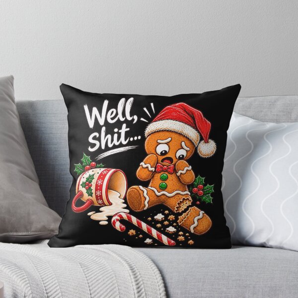 Item preview, Well Shit Gingerbread Man  designed and sold by Brasovbit.
