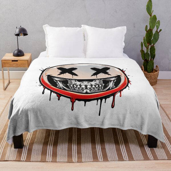 Item preview, Creepy Skull Smiley Dark Aesthetic Art designed and sold by Munib302.