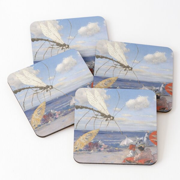 Item preview, Surreal Picnic Bug Attack Collage Art designed and sold by AnimaliaStar.