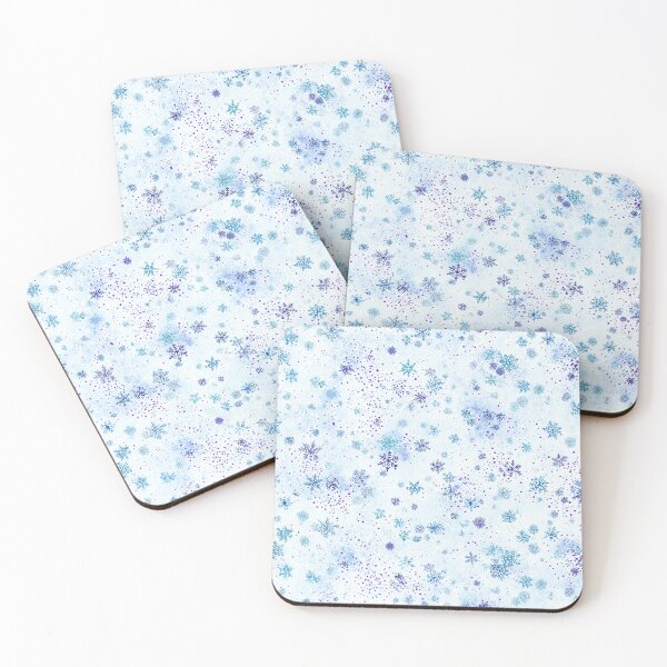 Item preview, Light Blue Snowflake Seamless Pattern Winter Christmas Design designed and sold by FuzionRaptor.