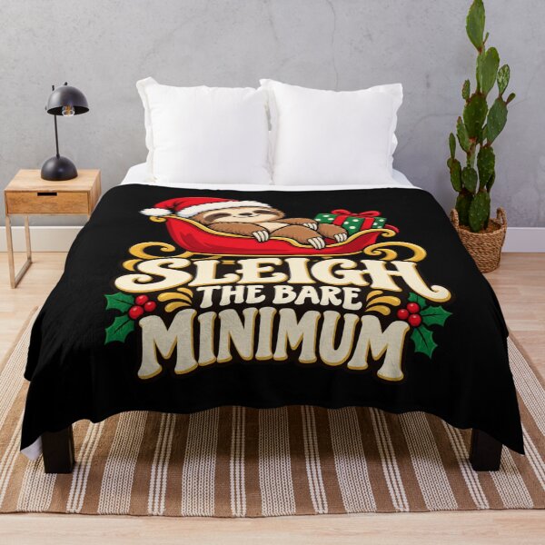 Item preview, Christmas - Sleigh The Bare Minimum designed and sold by Good Mood Foundry.
