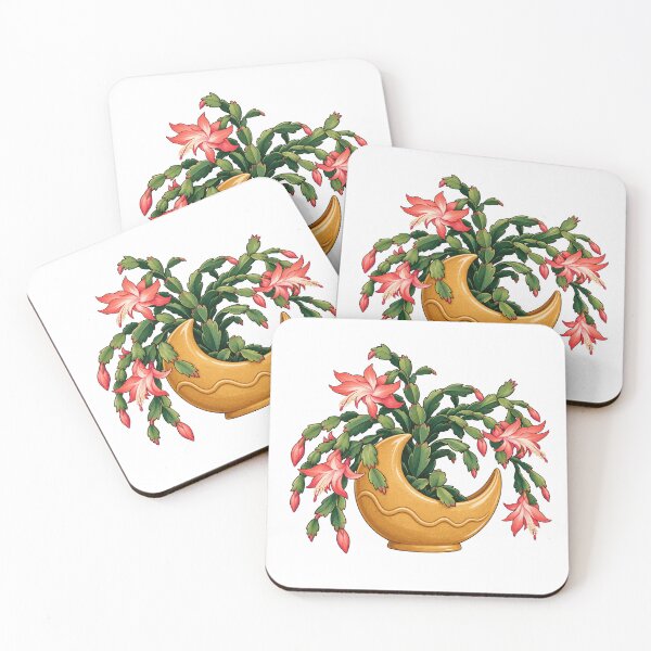 Item preview, Holiday Cactus in a Crescent Moon Planter designed and sold by Half Brain Labs.