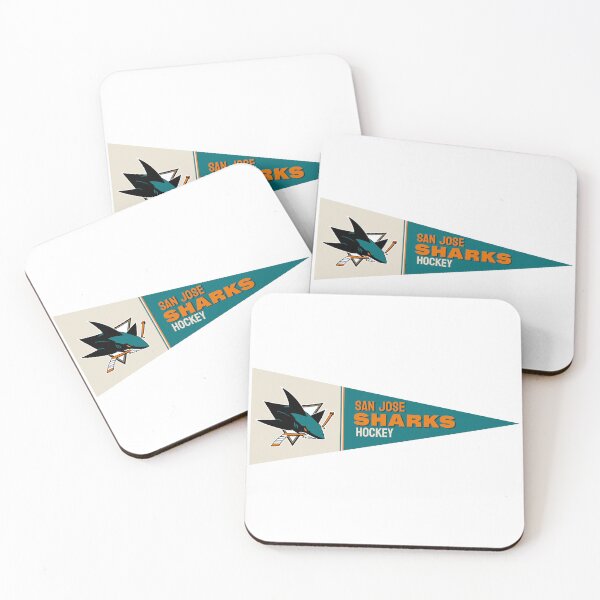 Item preview, San Jose Sharks Triangle Hockey Flag designed and sold by Ferne Reacts.