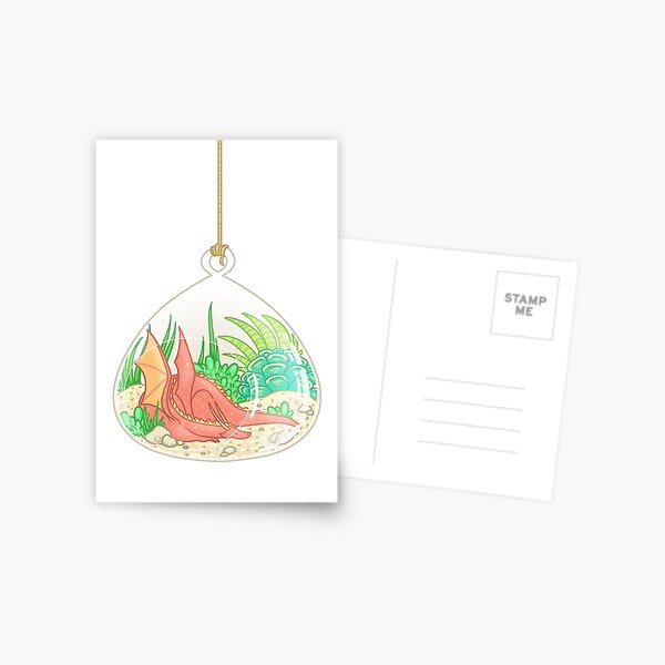 Dragon Terrarium Postcard