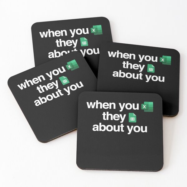 Item preview, When you excel they spreadsheet about you designed and sold by brkvdesign.