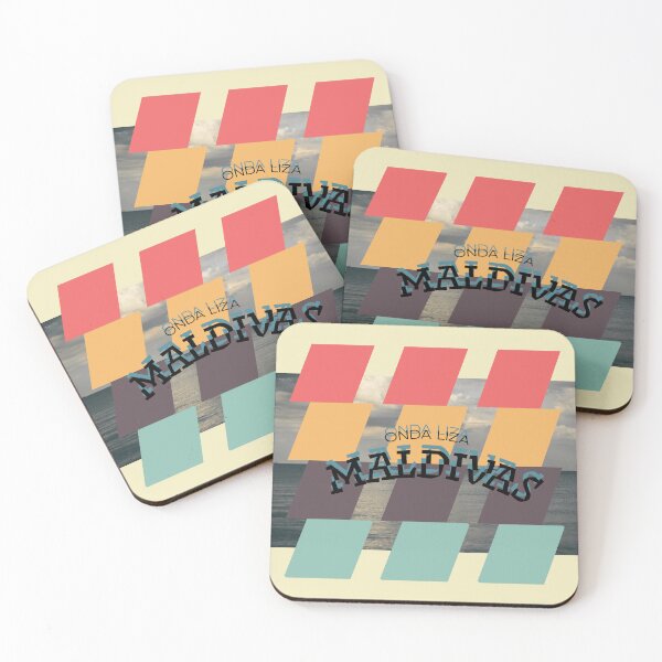 Item preview, Maldives Retro Surf Travel Poster designed and sold by OndaLiza.