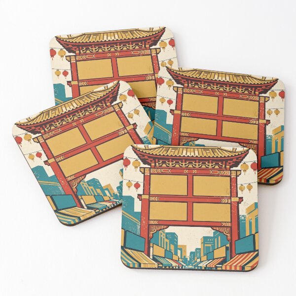 Item preview, Explore Vibrant Chinatown - Vintage Travel Poster Wall Art designed and sold by HTown Greek Supply.