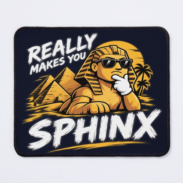 Item preview, Really Makes You Sphinx - Egyptian pyramids designed and sold by shoula7art.