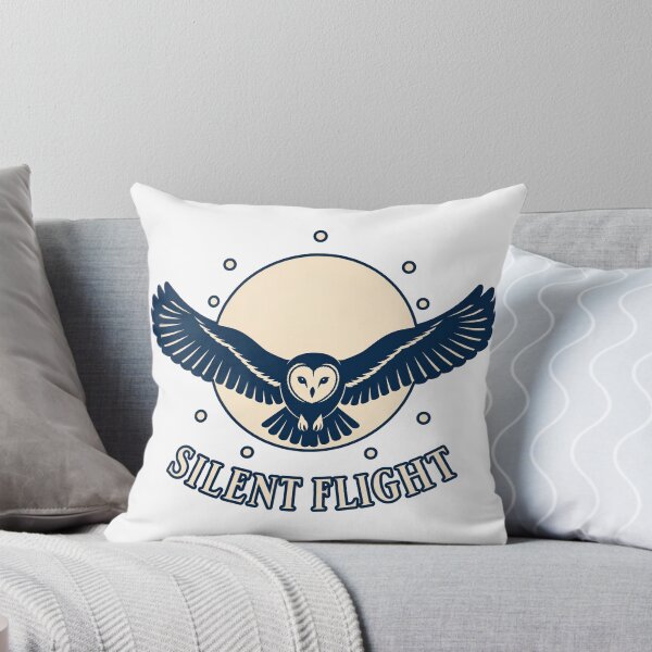 Item preview, Silent Flight - Barn Owl Moon Retro Badge Winter Birdwatching Christmas designed and sold by Neurospicy Trolls.