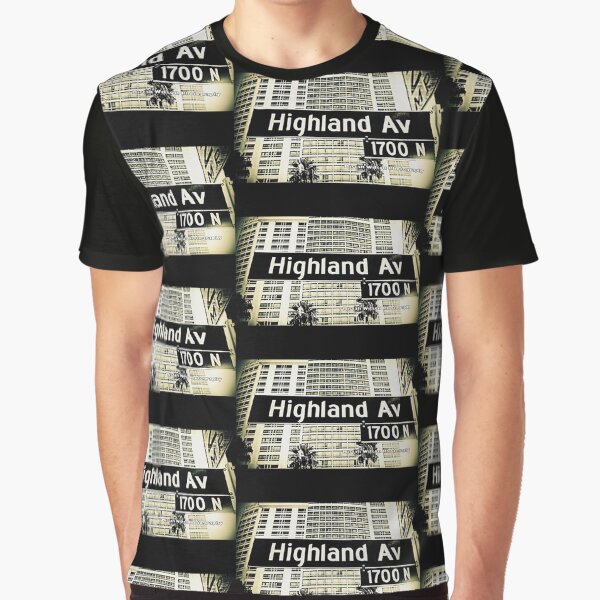 Highland Avenue2 Hollywood CA by Mistah Wilson Photography Graphic T-Shirt