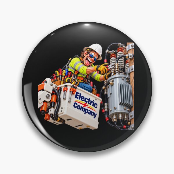 Item preview, Crazy Electrician Working in a Bucket Truck designed and sold by JAR Designs and Development.