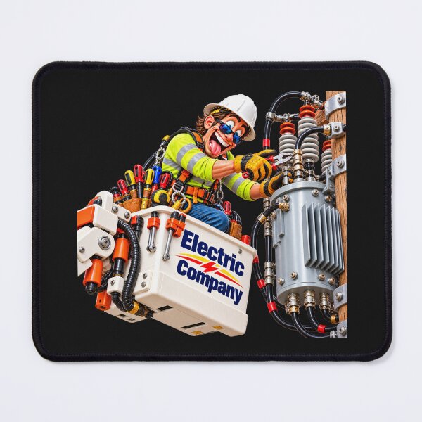 Item preview, Crazy Electrician Working in a Bucket Truck designed and sold by JAR Designs and Development.