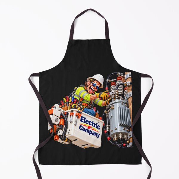 Item preview, Crazy Electrician Working in a Bucket Truck designed and sold by JAR Designs .