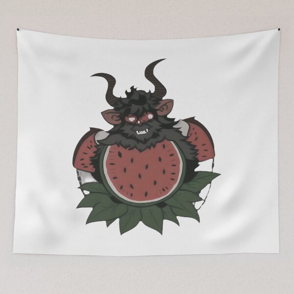 Item preview, Krampus Watermelon Slice Christmas designed and sold by For-Cat Studio.