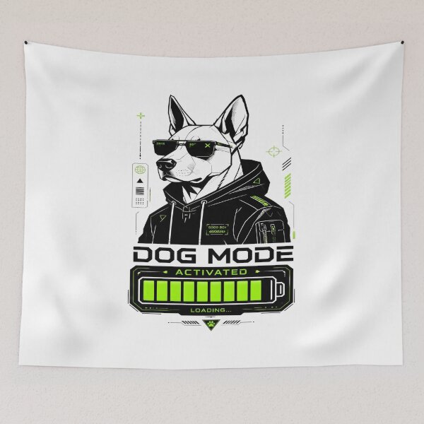 Item preview, Dog Mode Activated Funny Cool Pet Sunglasses Streetwear designed and sold by PozivoPlus.