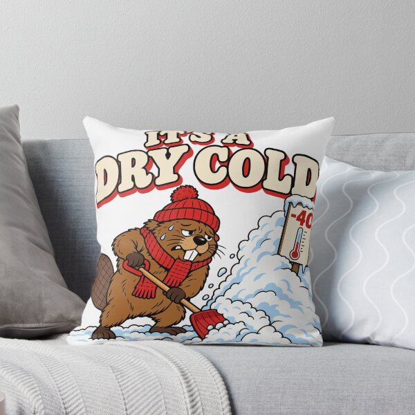 Item preview, Its a Dry Cold Funny Beaver Shoveling Snow designed and sold by codex401.