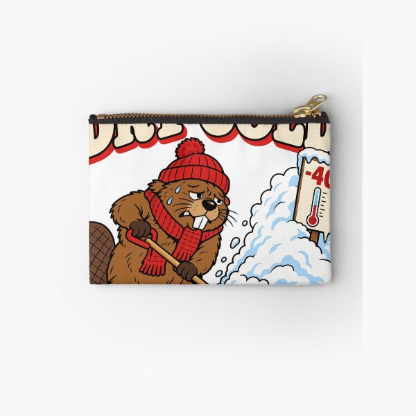Item preview, Its a Dry Cold Funny Beaver Shoveling Snow designed and sold by codex401.