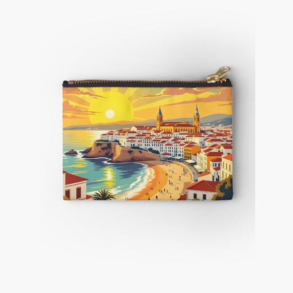 Item preview, Faro Algarve Portugal – Painterly Vintage Travel Poster designed and sold by LSVart.