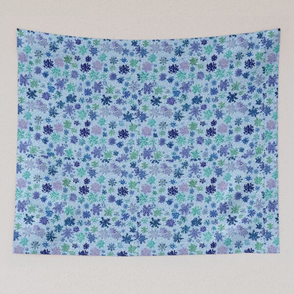 Item preview, Light Blue Snowflake Seamless Pattern Winter Christmas Design designed and sold by FuzionRaptor.