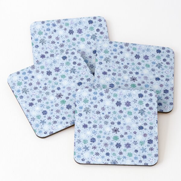 Item preview, Light Blue Snowflake Seamless Pattern Winter Christmas Design designed and sold by FuzionRaptor.