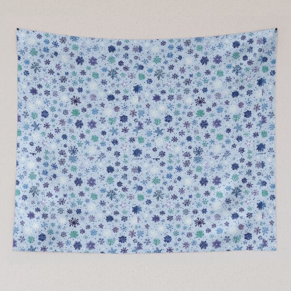 Item preview, Light Blue Snowflake Seamless Pattern Winter Christmas Design designed and sold by FuzionRaptor.