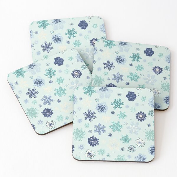 Item preview, Light Blue Snowflake Seamless Pattern Winter Christmas Design designed and sold by FuzionRaptor.