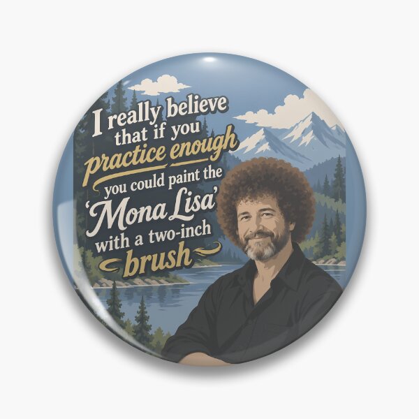 Artikelvorschau, Boba rissa – Bob Ross Mona Lisa Art Meme entworfen und verkauft von karamram.