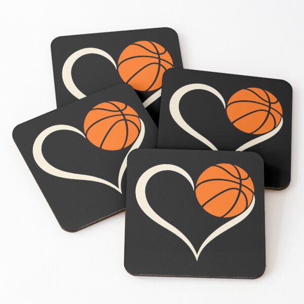 Item preview, Basketball Heart Love – Basketball Mom, Player and Basketball Lover Design designed and sold by Trendably.