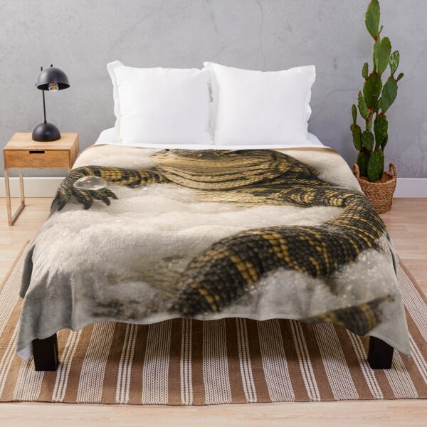 Item preview, Relaxed Nile Monitor Bubble Bath designed and sold by Sillytoe.