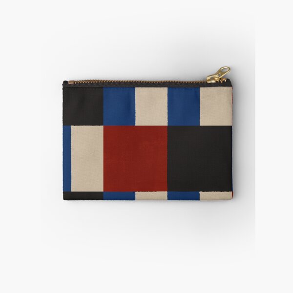 Item preview, Stripe and box block print - red blue and black designed and sold by moteemade.