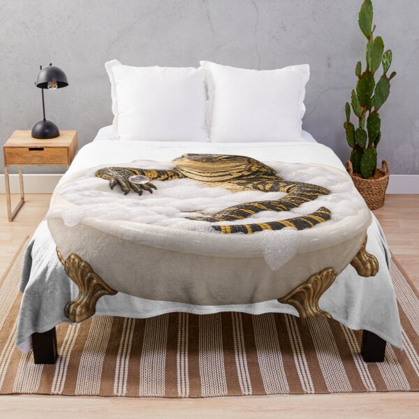 Item preview, Mellow Nile Monitor Bathtub designed and sold by Sillytoe.