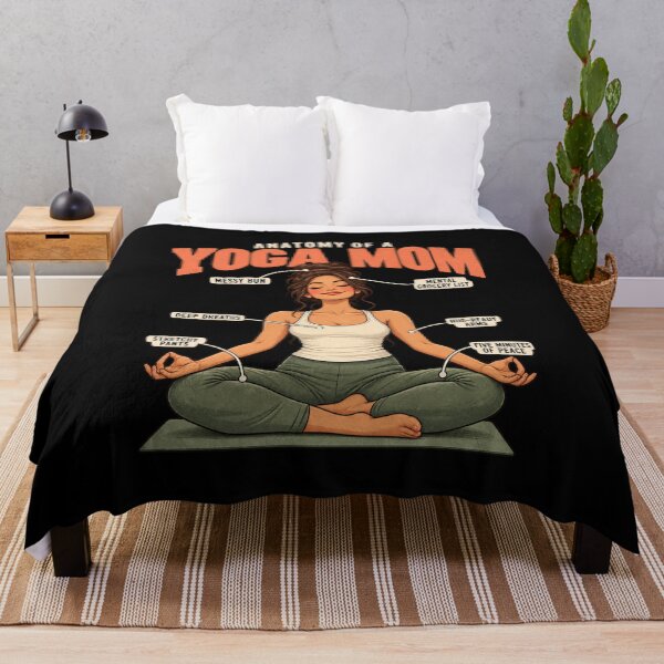 Item preview, Anatomy of a Yoga Mom – Funny Yoga, Meditation and Mindfulness Mom Design designed and sold by Trendably.