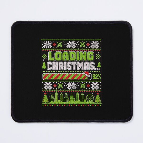 Item preview, Christmas Loading Funny Santa Holiday Gaming Style designed and sold by Brasovbit.
