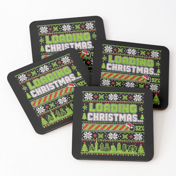 Item preview, Christmas Loading Funny Santa Holiday Gaming Style designed and sold by Brasovbit.