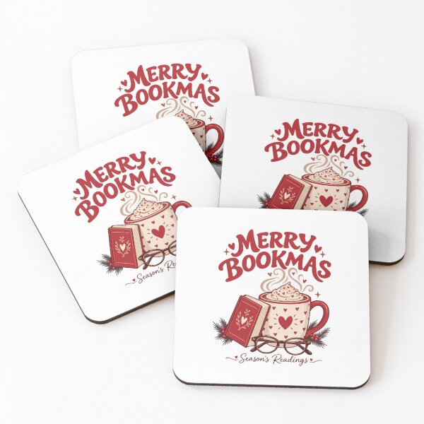 Item preview, Merry Bookmas Cozy Reading Holiday designed and sold by LuveraxArt.