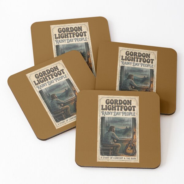 Item preview, Gordon Lightfoot Rainy Day People Song Poster designed and sold by Halifaxartguy.