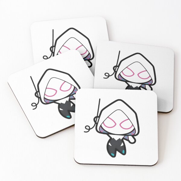Item preview, Cute Chibi Hooded Spider Hero Swinging on Web designed and sold by MAXIZPRINT.