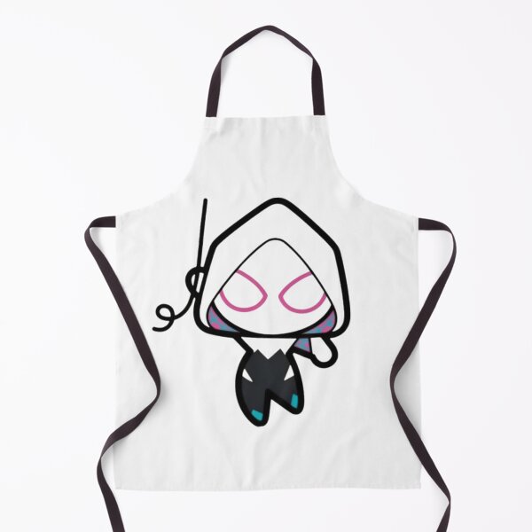 Item preview, Cute Chibi Hooded Spider Hero Swinging on Web designed and sold by MAXIZPRINT.